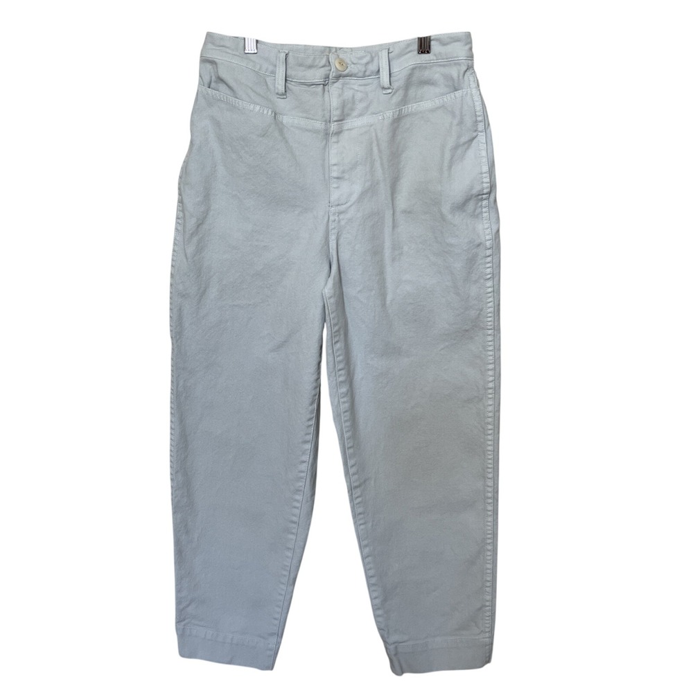 Madewell Jeans Slim Emmett Tapered Leg Pants Yoke Edition Light Blue Sz 28